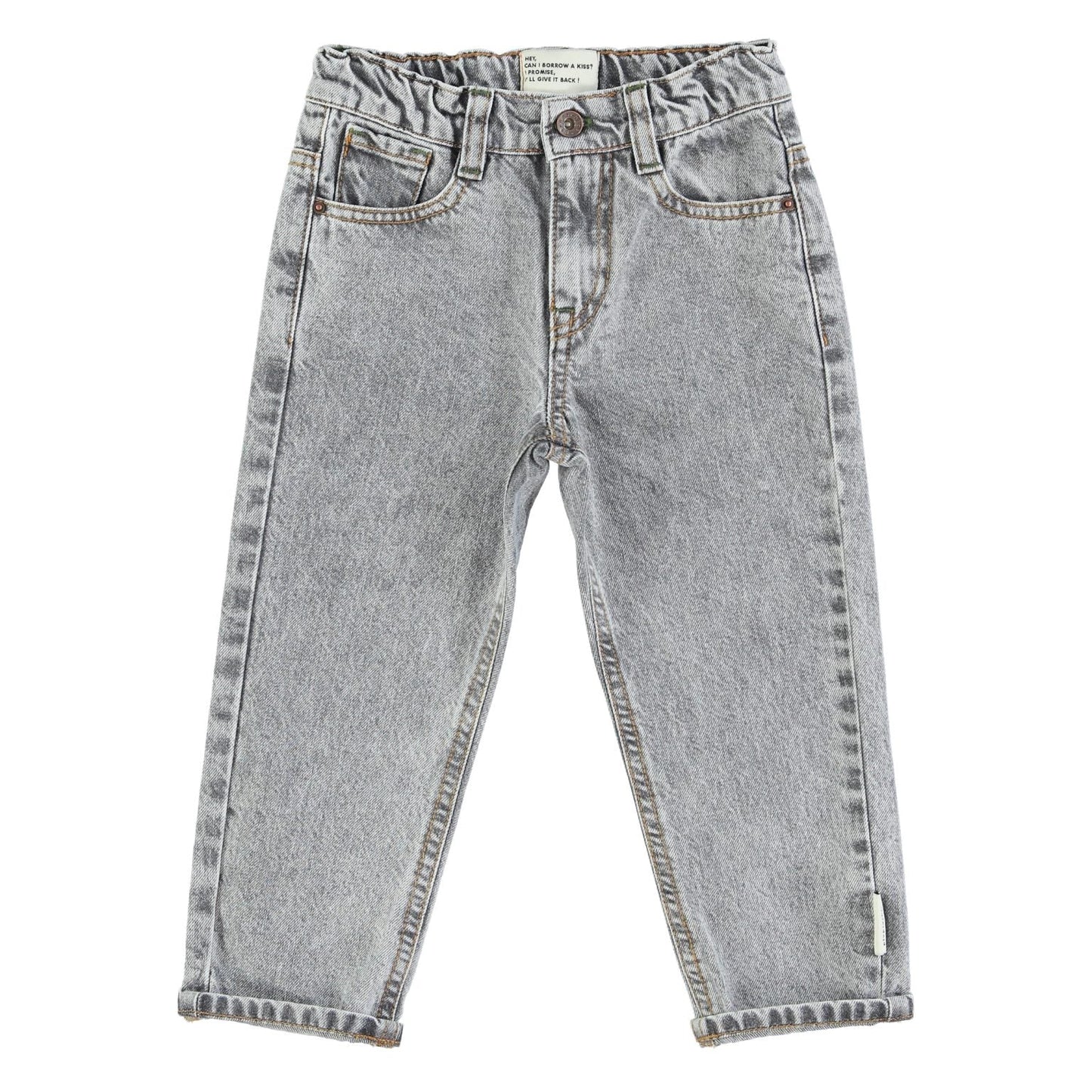 Jeans | Gris délavé-Piu Piu Chick-Super Châtaigne-Pantalons, Leggins & Jeans : Product type