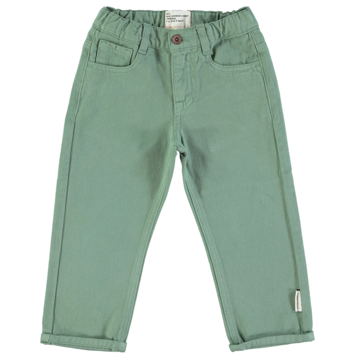 Jeans | Vert-Piu Piu Chick-Super Châtaigne-Pantalons, Leggins & Jeans : Product type