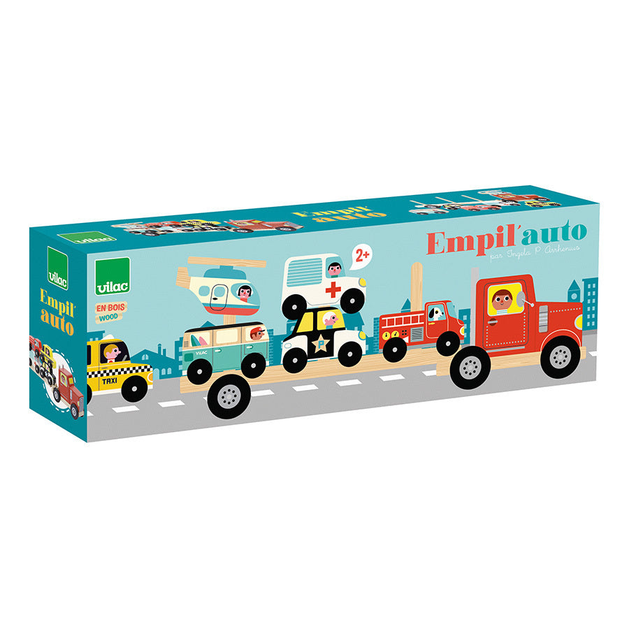 Jeu d'empilage | Véhicules-Vilac-Super Châtaigne-Puzzle : Product type