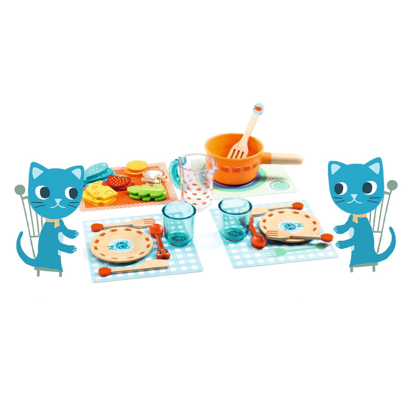 Jeu d'imitation | À table !-Djeco-Super Châtaigne-Imitation : Product type
