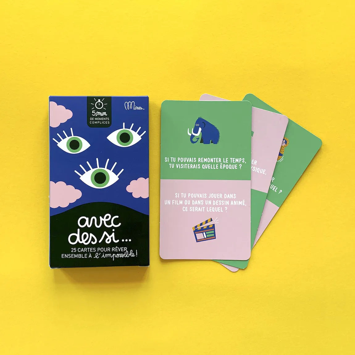 Jeu pour discuter - Avec des si...-Minus Éditions-Super Châtaigne-Jeux de société : Product type