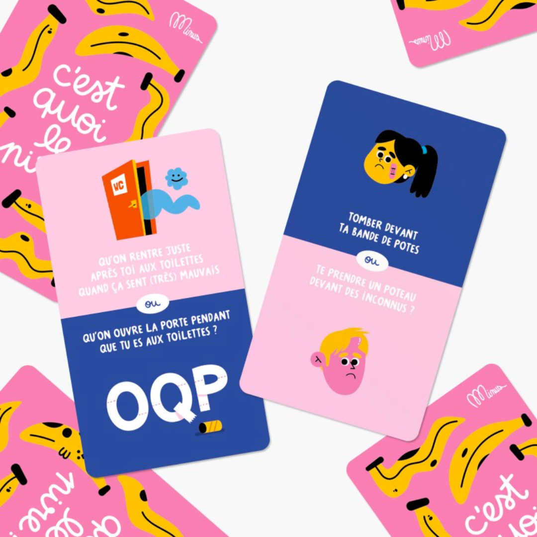 Jeu pour discuter | C'est quoi le pire ?-Minus Éditions-Super Châtaigne-Jeux de société : Product type
