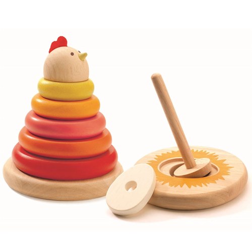 Jouet d'éveil cachempil maman poule-Djeco-Super Châtaigne-Eveil & Motricité : Product type