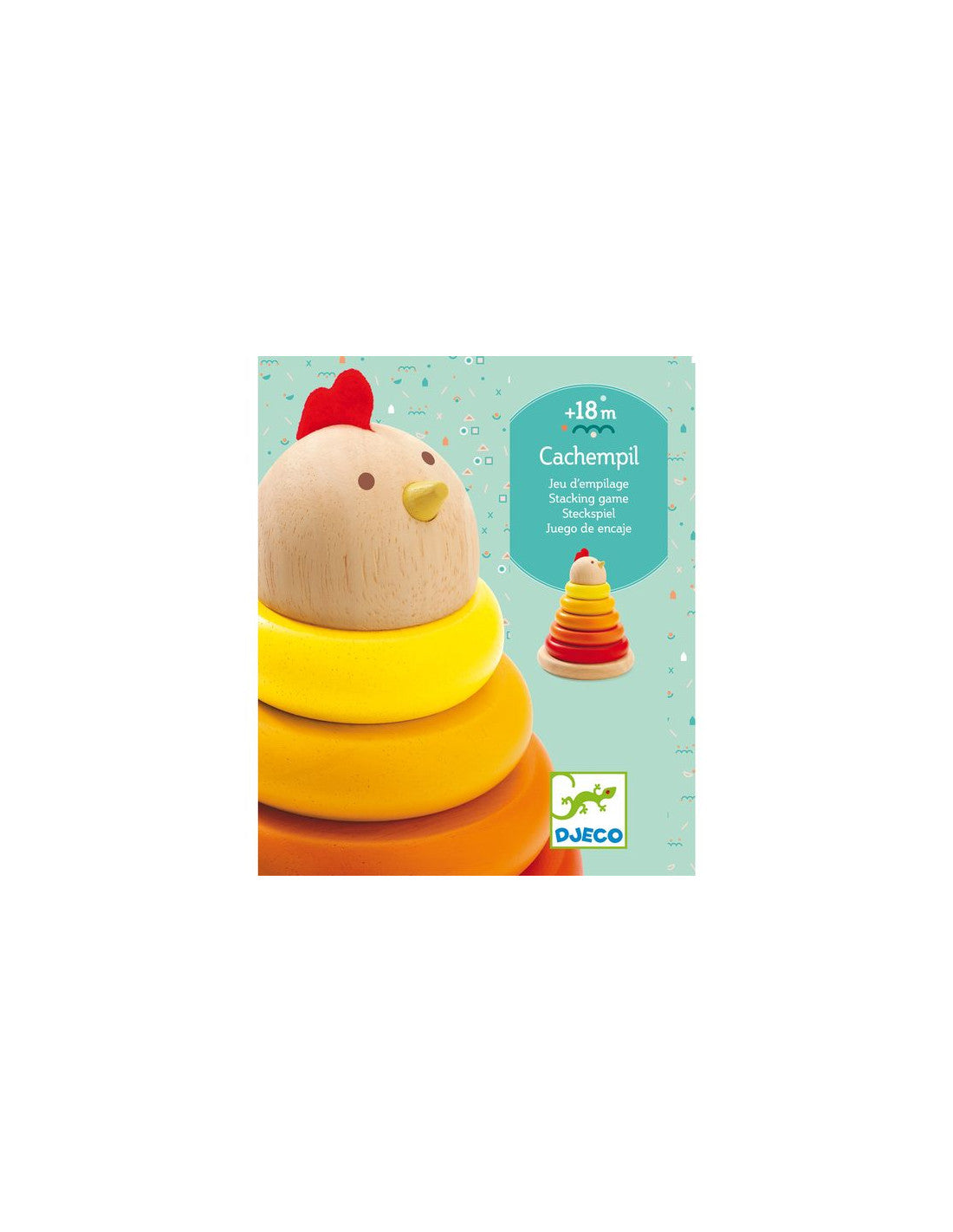 Jouet d'éveil cachempil maman poule-Djeco-Super Châtaigne-Eveil & Motricité : Product type