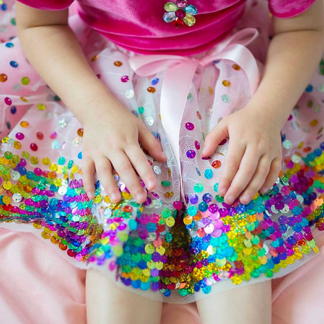 Jupon sequins | Party fun-Great Pretenders-Super Châtaigne-Imagination : Product type