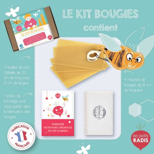 Kit DIY | Bougies-Les Petits Radis-Super Châtaigne-Création & Fabrication : Product type