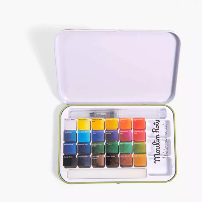 La boite aquarelle-Moulin Roty-Super Châtaigne-Matériel : Product type