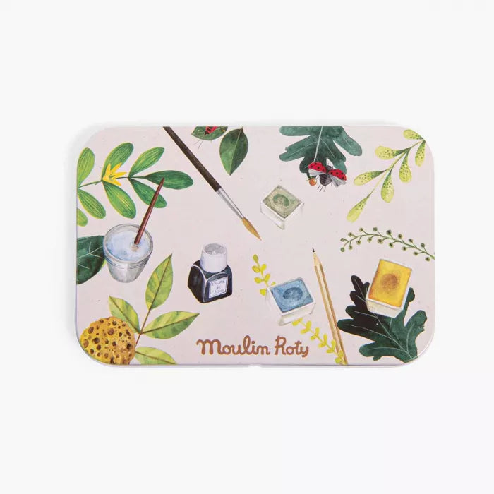 La boite aquarelle-Moulin Roty-Super Châtaigne-Matériel : Product type