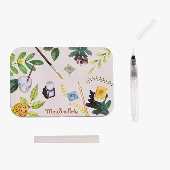 La boite aquarelle-Moulin Roty-Super Châtaigne-Matériel : Product type