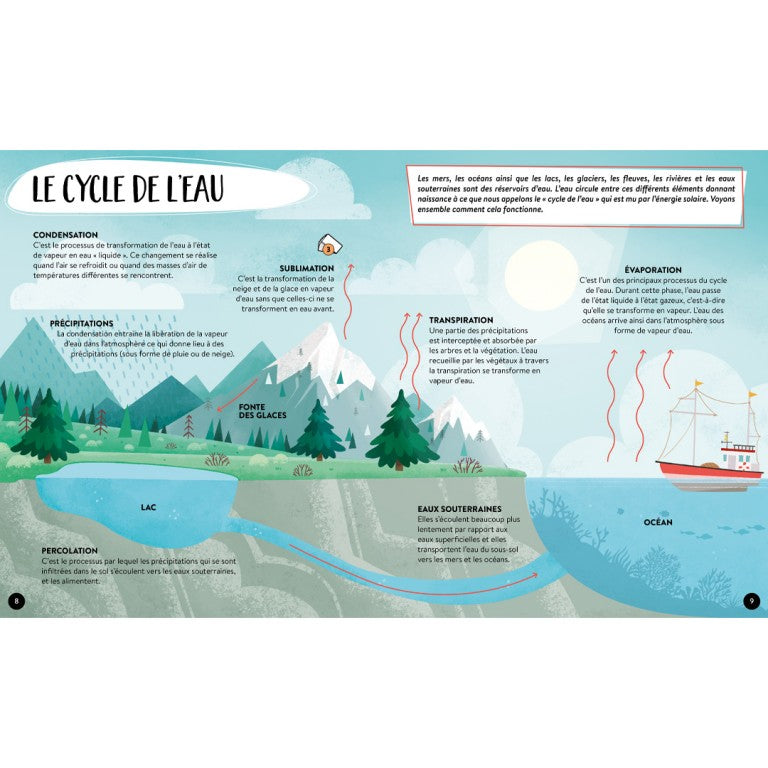 Le coffret du mega Atlas de la mer-Sassi-Super Châtaigne-Jeux éducatifs : Product type