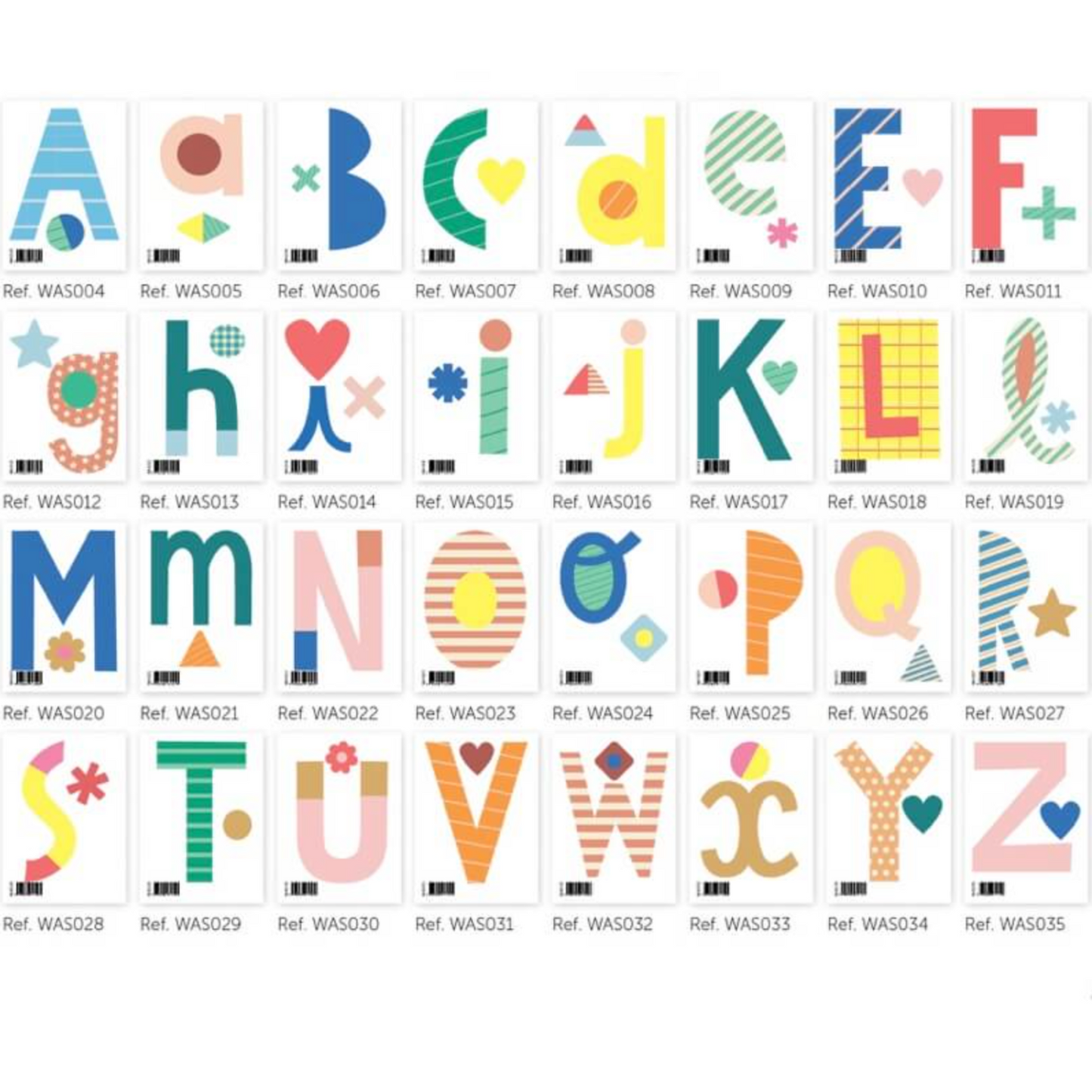 Lettres autocollantes | Majuscules-Poppik-Super Châtaigne-décoration : Product type