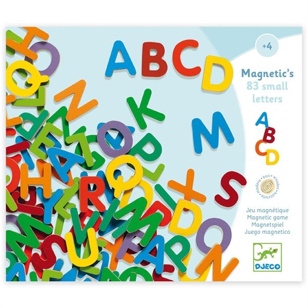 Lettres magnétiques majuscules-Djeco-Super Châtaigne-Jeux éducatifs : Product type