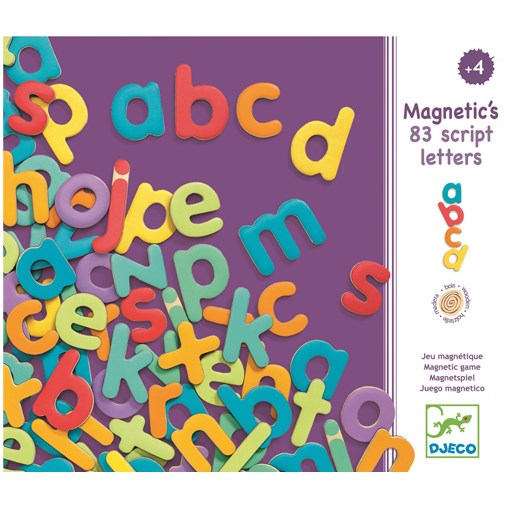 Lettres magnétiques minuscules-Djeco-Super Châtaigne-Jeux éducatifs : Product type