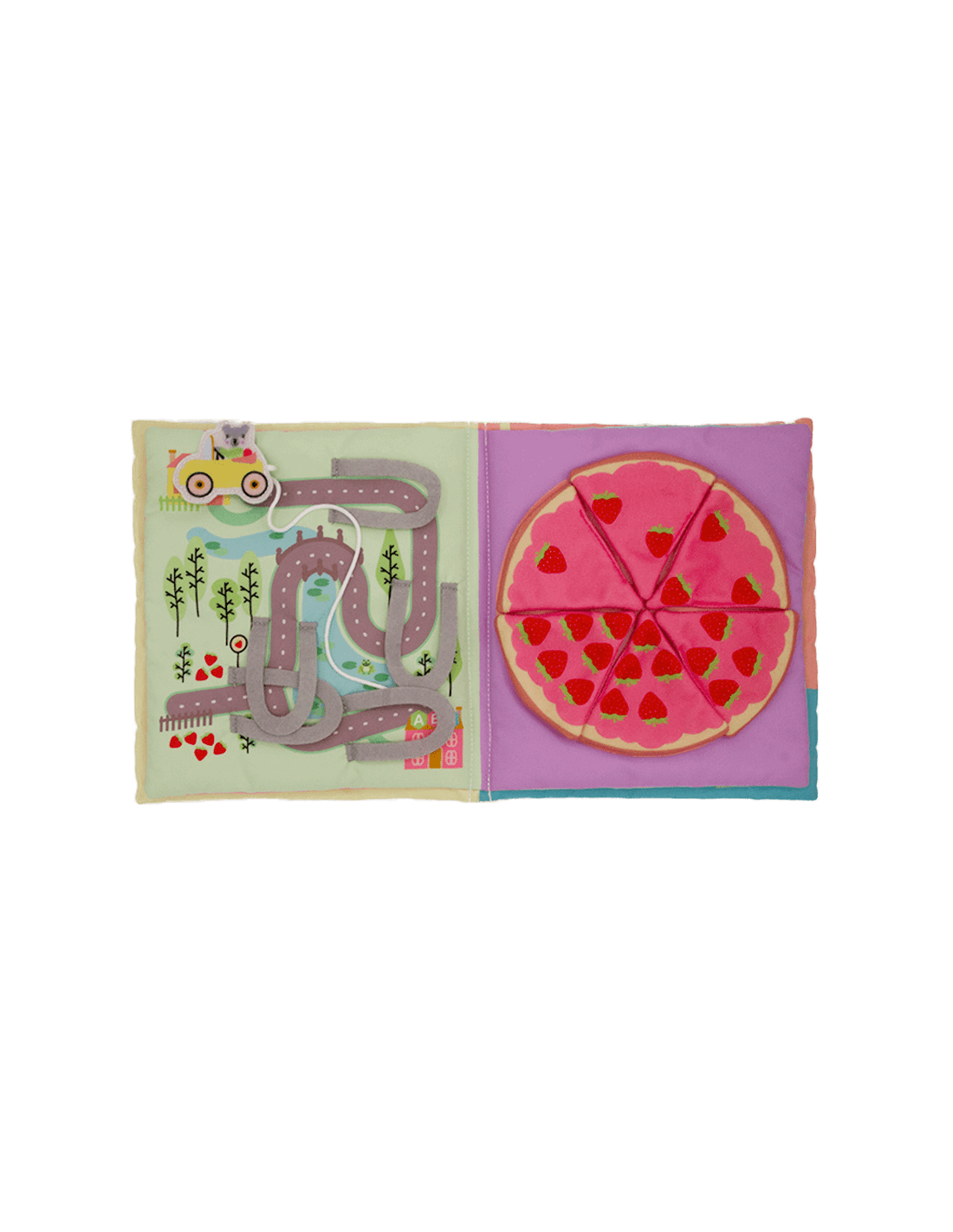 Livre d'activités en tissu 3-5 ans-My kiddy book-Super Châtaigne-Jeux éducatifs : Product type
