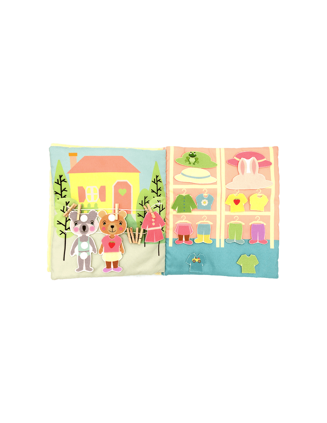 Livre d'activités en tissu 3-5 ans-My kiddy book-Super Châtaigne-Jeux éducatifs : Product type