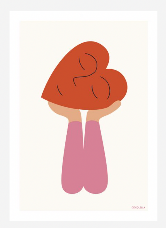 Lonely Hearts - Affiche Amour - Francesco Ciccolella-Sergent Paper-Super Châtaigne-affiche : Product type