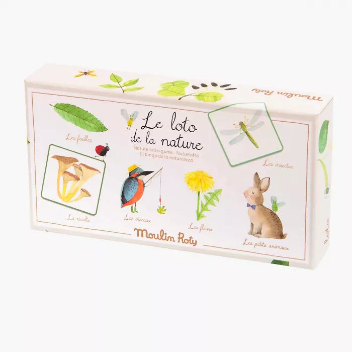 Loto | La nature-Moulin Roty-Super Châtaigne-Jeux éducatifs : Product type