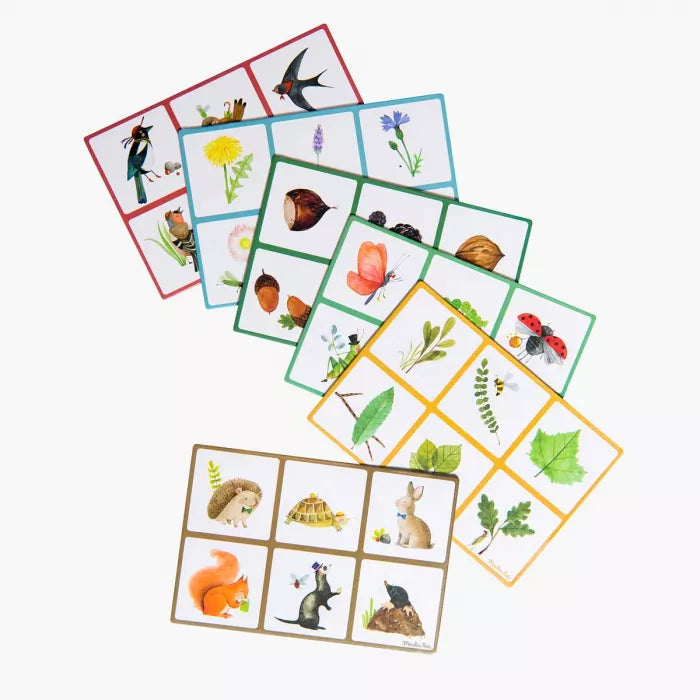 Loto | La nature-Moulin Roty-Super Châtaigne-Jeux éducatifs : Product type