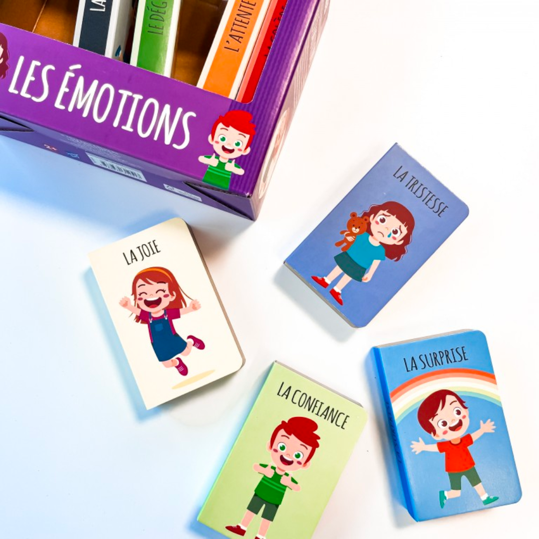 Ma première bibliothèque | Les émotions-sassi-Super Châtaigne-Livres & Cie : Product type