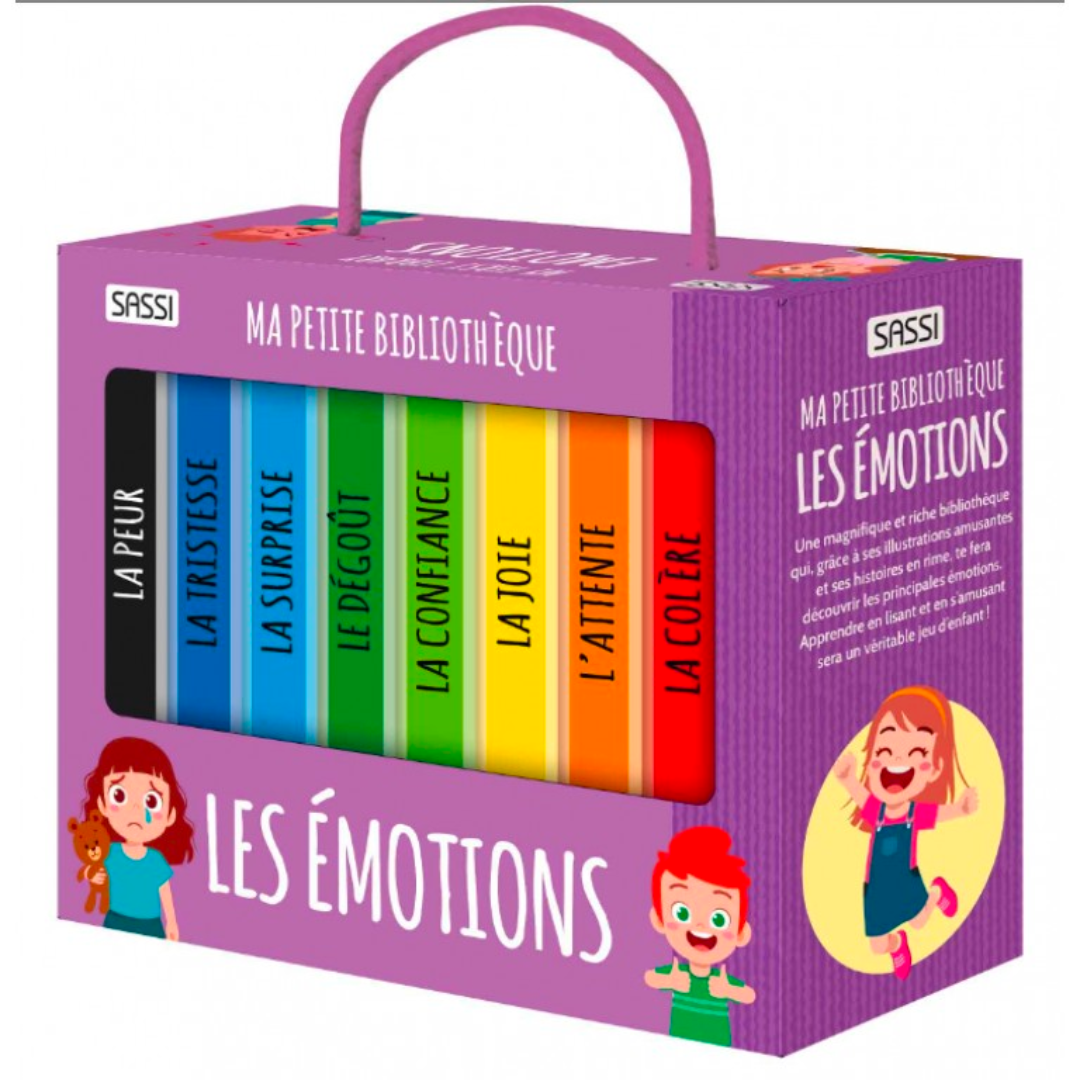 Ma première bibliothèque | Les émotions-sassi-Super Châtaigne-Livres & Cie : Product type