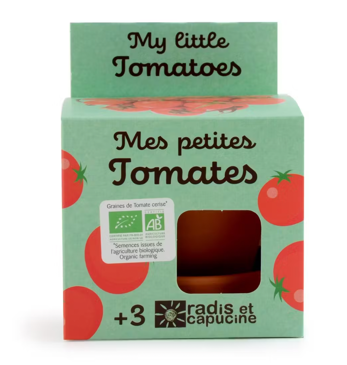 Mes tomates à faire pousser !-Radis et capucine-Super Châtaigne-Cuisine et Jardinage : Product type