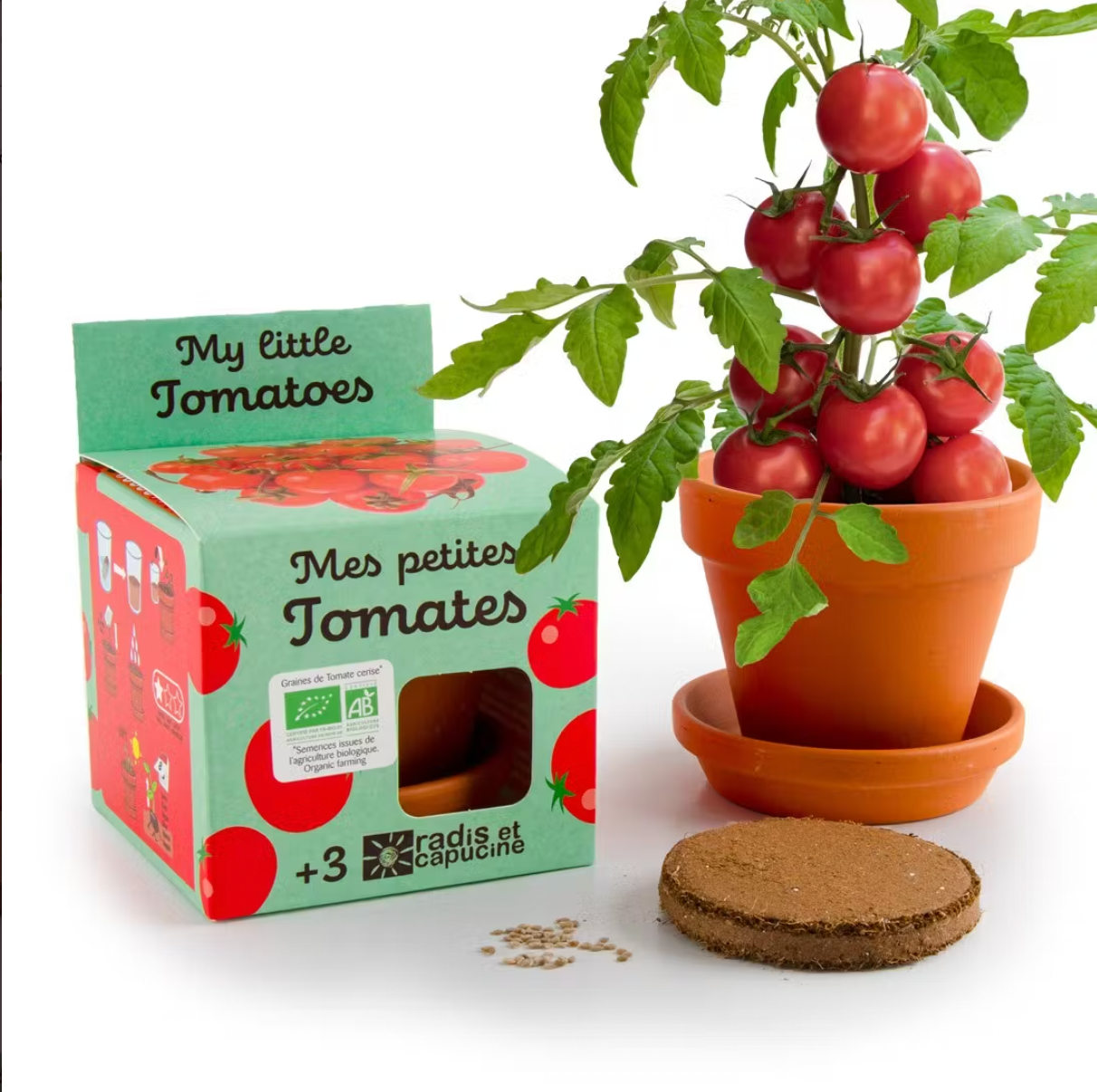 Mes tomates à faire pousser !-Radis et capucine-Super Châtaigne-Cuisine et Jardinage : Product type