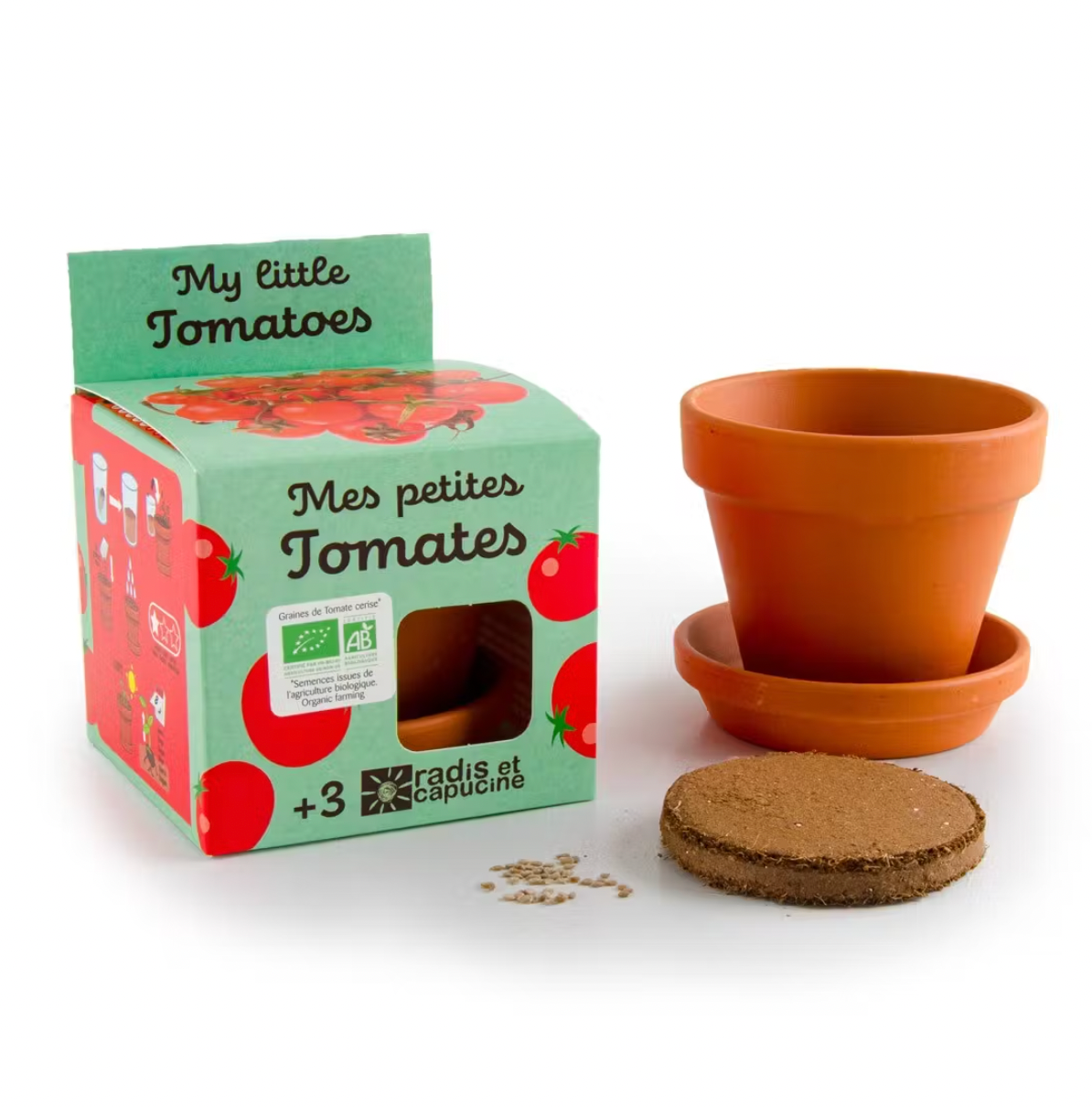 Mes tomates à faire pousser !-Radis et capucine-Super Châtaigne-Cuisine et Jardinage : Product type
