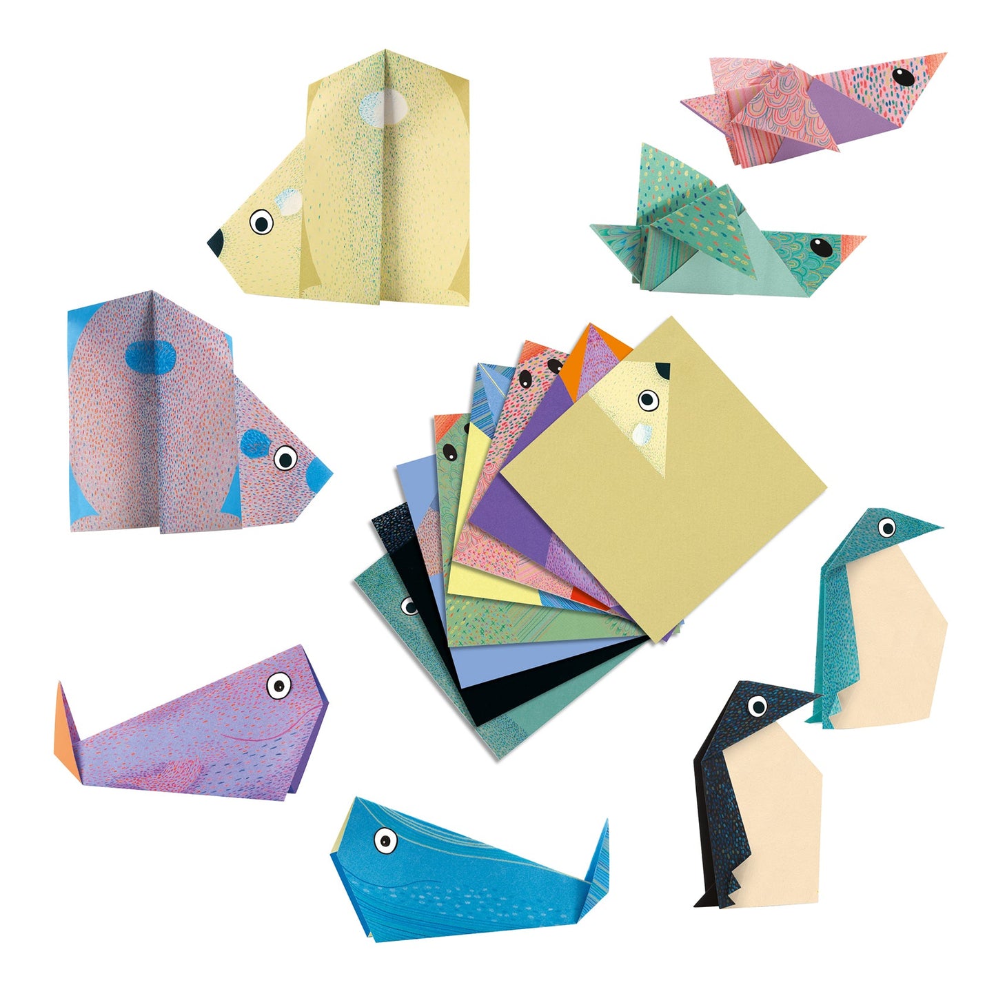 Origami | Animaux polaires-Djeco-Super Châtaigne-Création & Fabrication : Product type