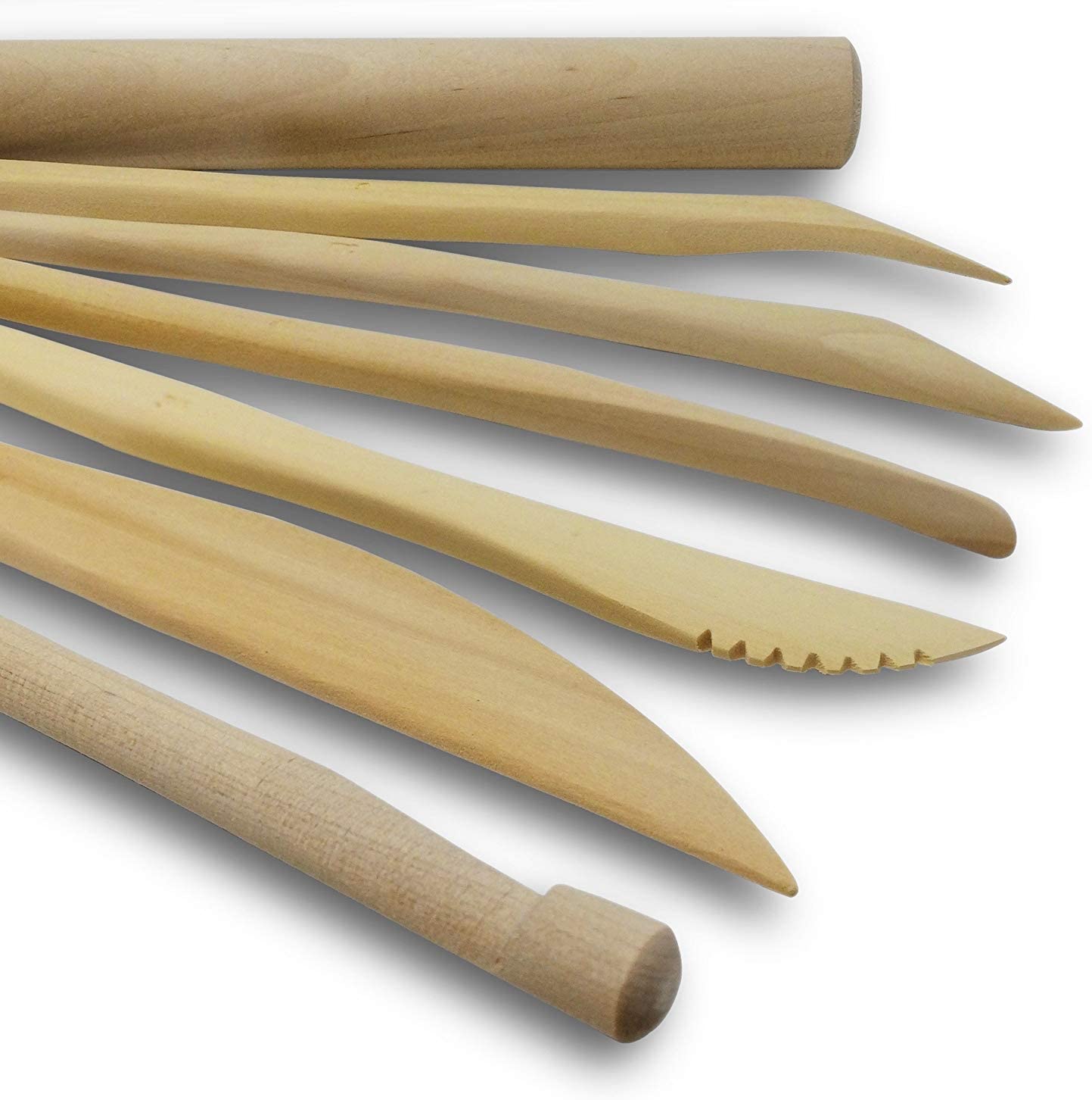 Outils de modelage en bois - 7 pièces-Das - Fila-Super Châtaigne-Matériel : Product type