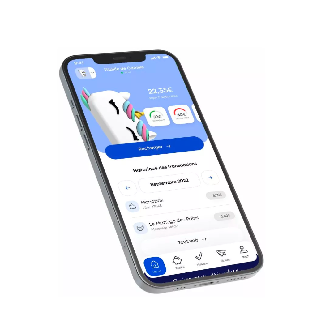 Paiement sans contact | Licorne-Money Walkie-Super Châtaigne-vie quotidienne : Product type