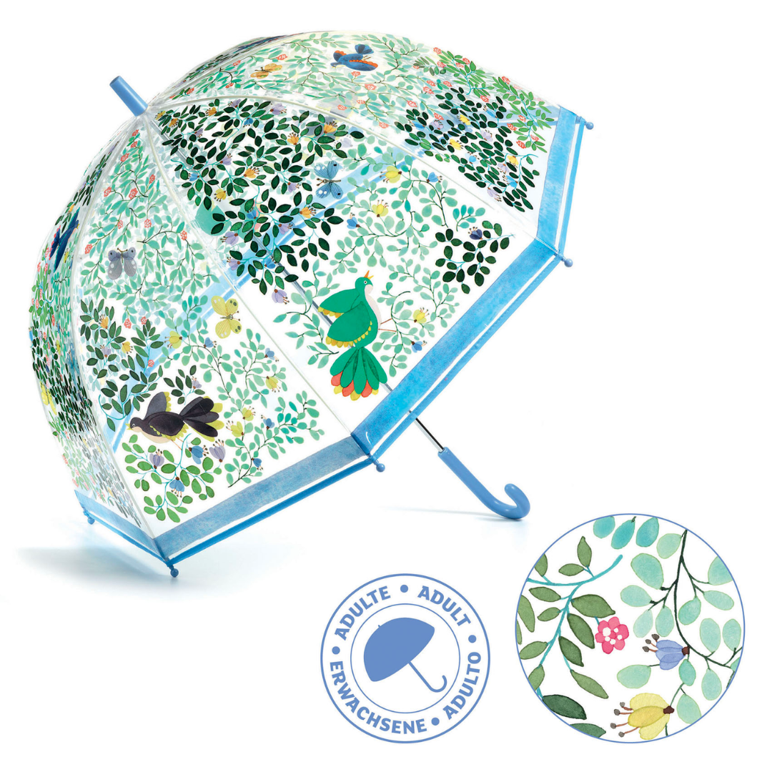 Parapluie | Oiseaux sauvages-Djeco-Super Châtaigne-Accessoires : Product type