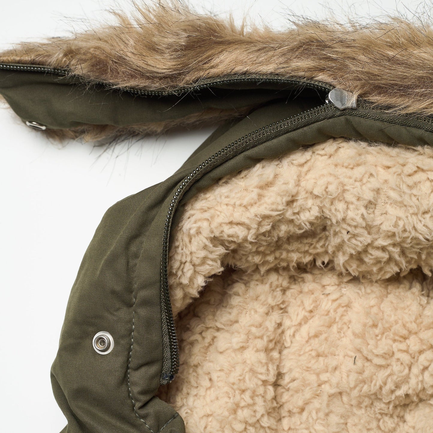 Parka fourrée | Olive verte-Levi's-Super Châtaigne-outlet : Product type