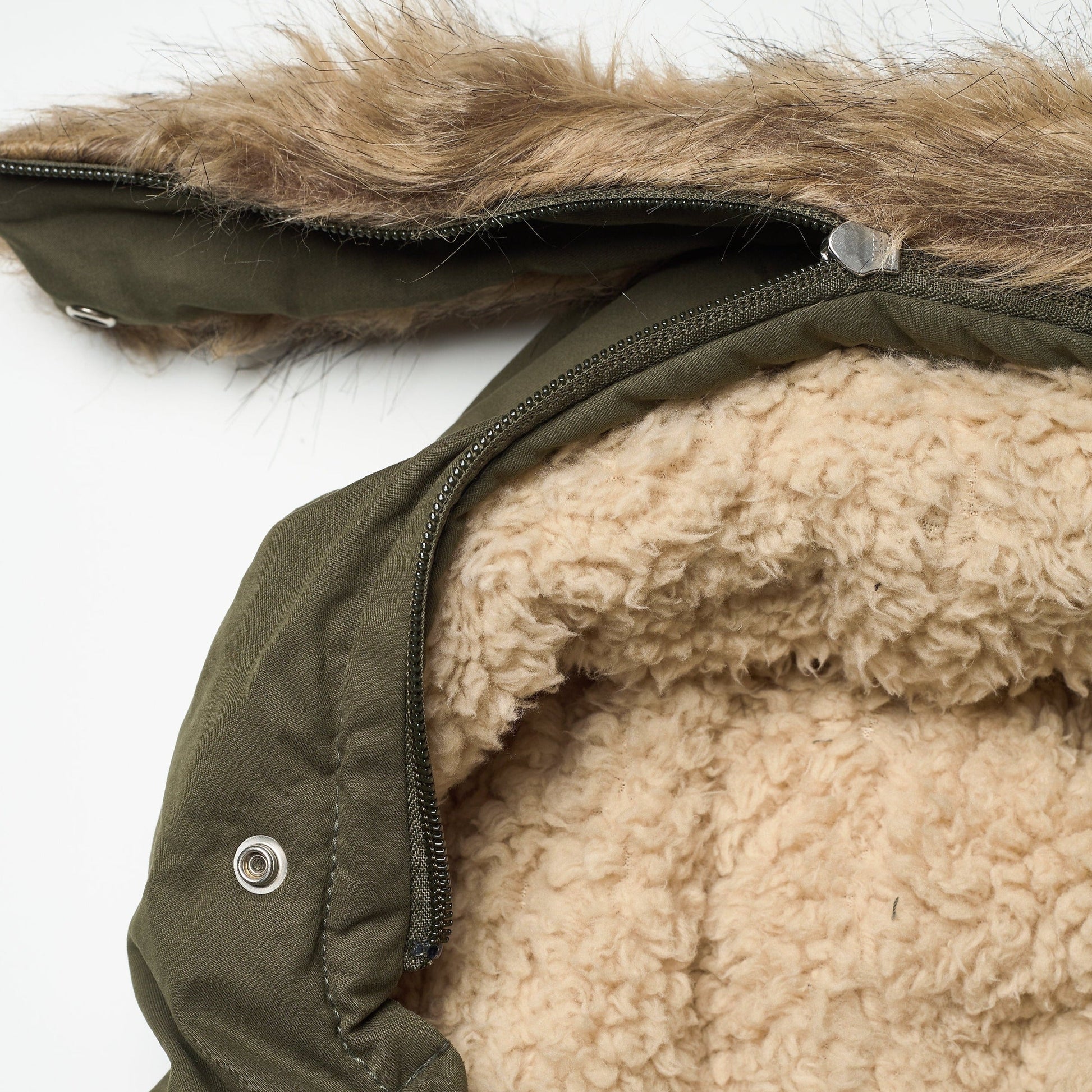 Parka fourrée | Olive verte-Levi's-Super Châtaigne-outlet : Product type