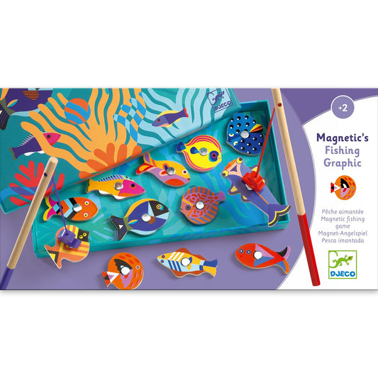 Pêche à la ligne magnétique | Fishing Graphic-Djeco-Super Châtaigne-Imitation : Product type