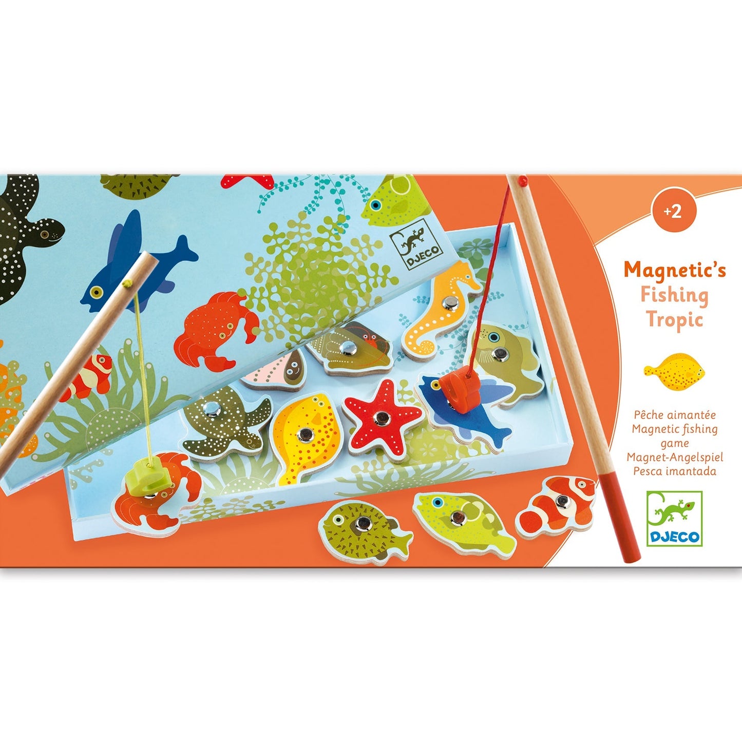 Pêche à la ligne magnétique | Fishing Tropic-Djeco-Super Châtaigne-Imitation : Product type
