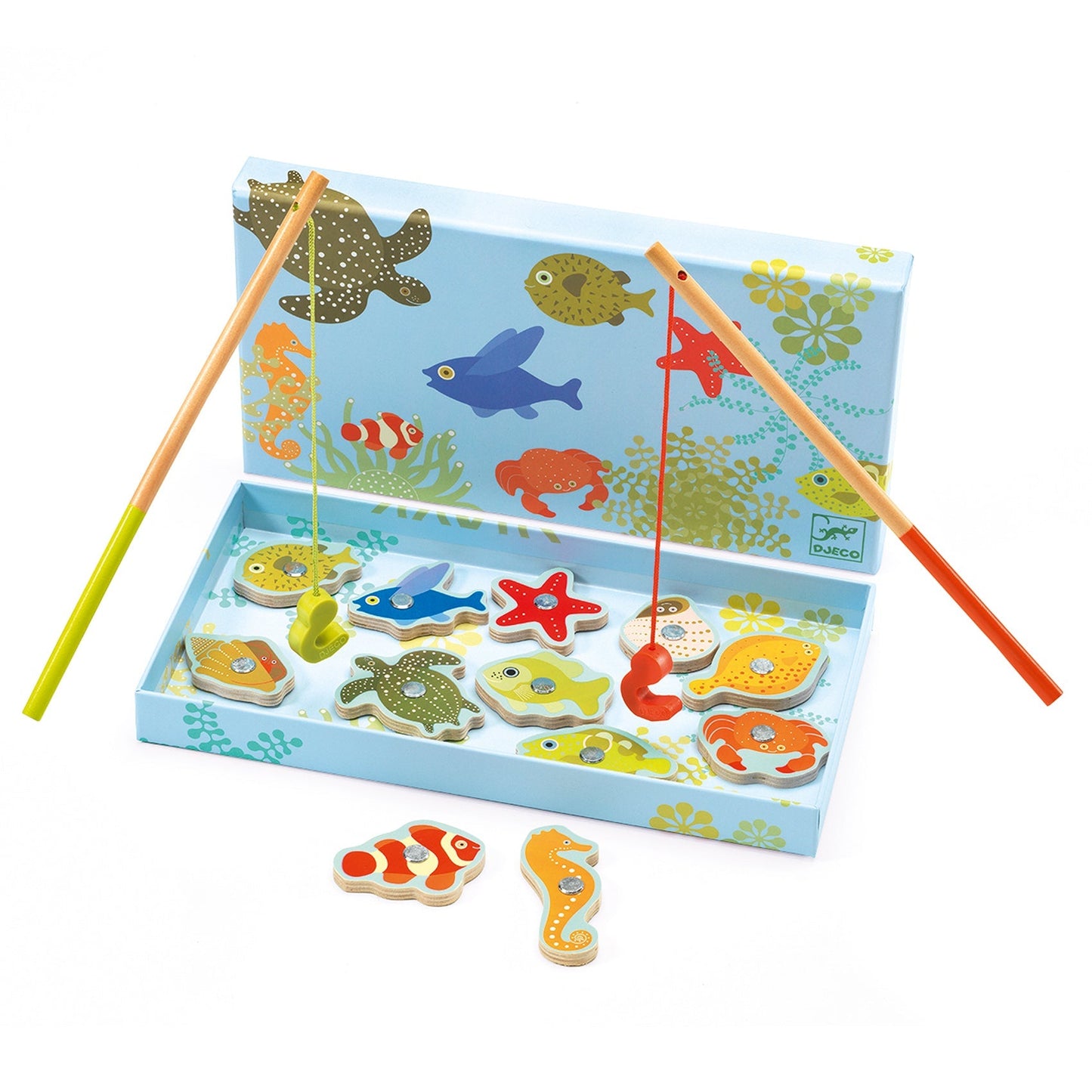 Pêche à la ligne magnétique | Fishing Tropic-Djeco-Super Châtaigne-Imitation : Product type