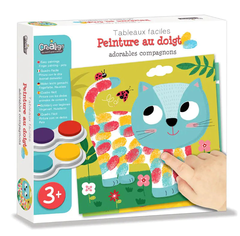 Peinture au doigt - Adorables compagnons-Crealign-Super Châtaigne-Création & Fabrication : Product type