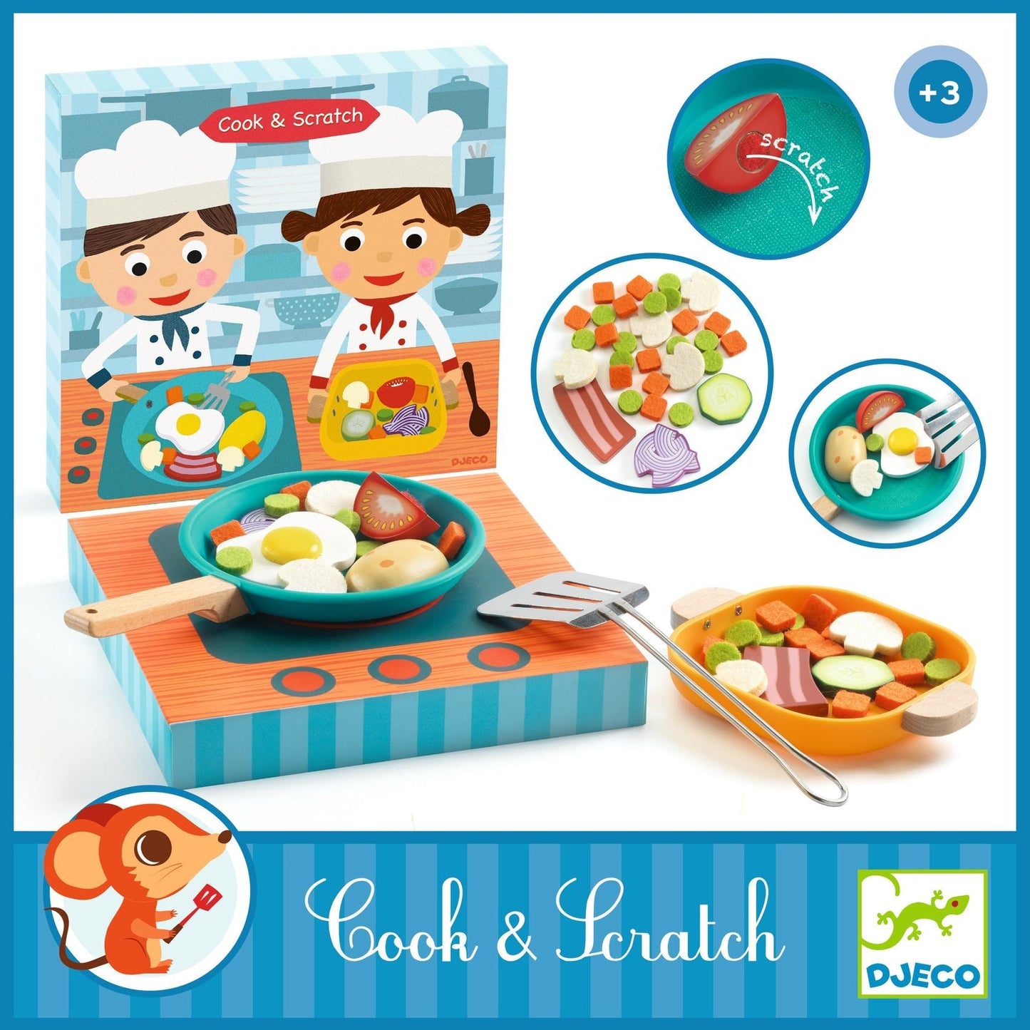 Poêle & Légumes | Cook & Scratch-Djeco-Super Châtaigne-Imitation : Product type