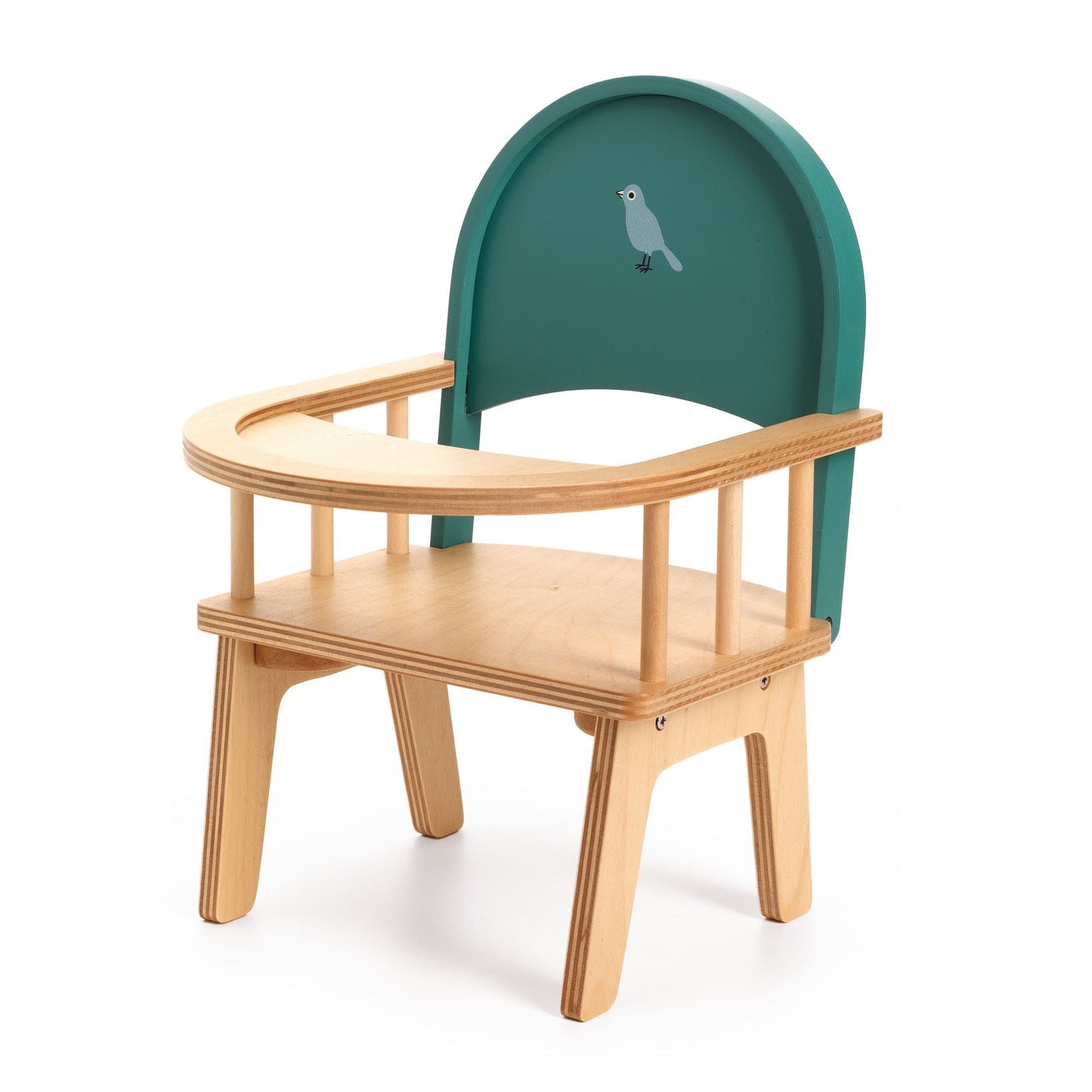Poema - Chaise à barreaux-Djeco-Super Châtaigne-Imitation : Product type