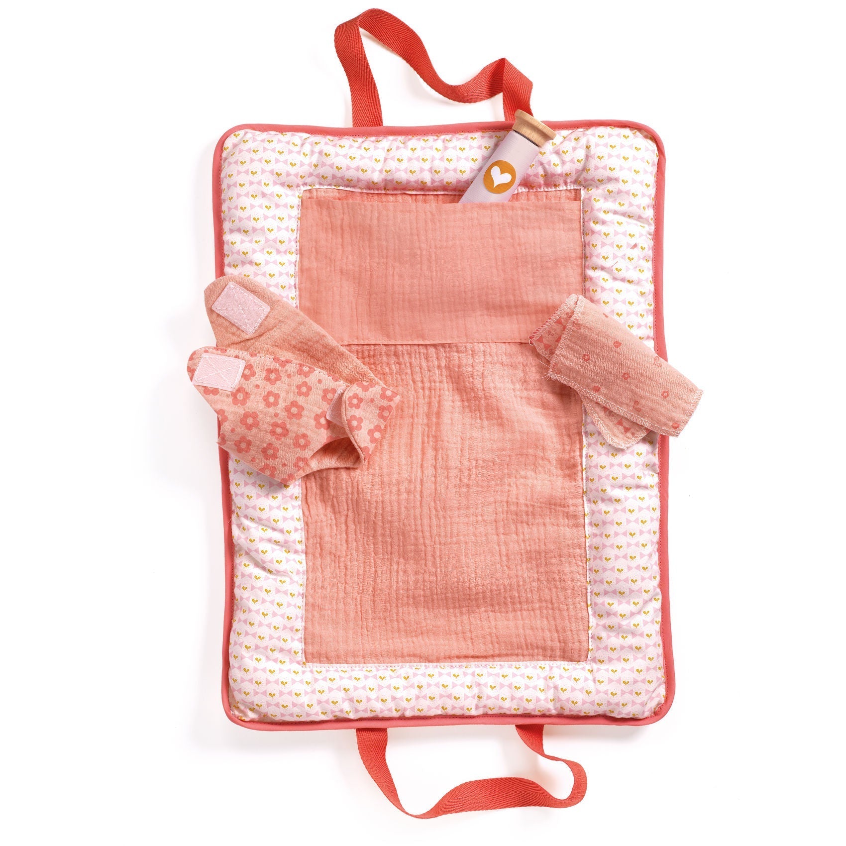 Poema - Sac à langer Pink Peak-Djeco-Super Châtaigne-Imitation : Product type