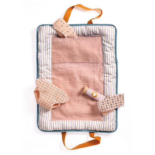 Pomea - Sac à langer Blue Fly-Djeco-Super Châtaigne-Imitation : Product type