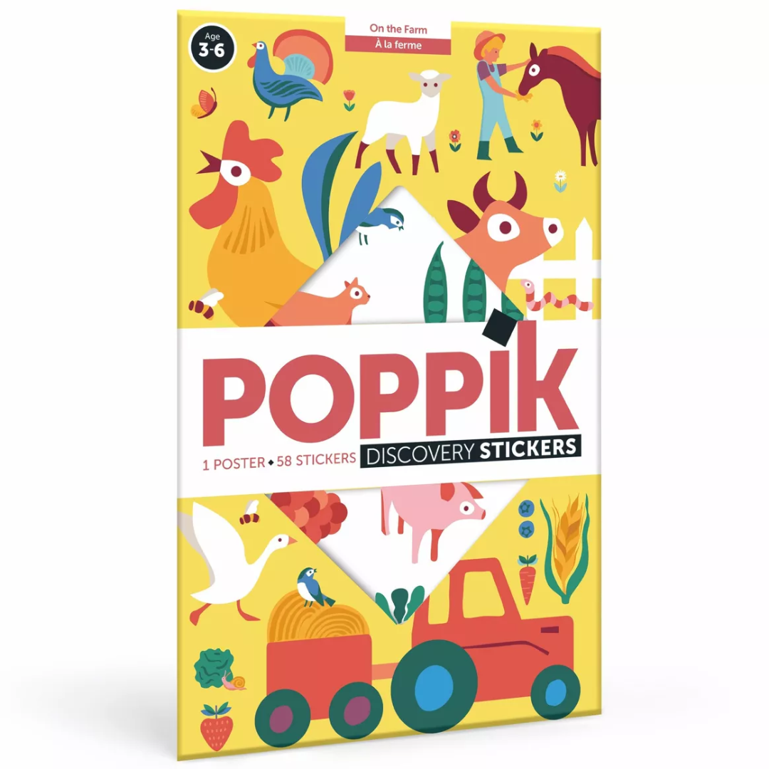 Poster pédagogique | La ferme-Poppik-Super Châtaigne-Jeux éducatifs : Product type