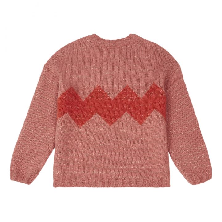 Pull | Bicolore rose et rouge-Piu Piu Chick-Super Châtaigne-outlet : Product type