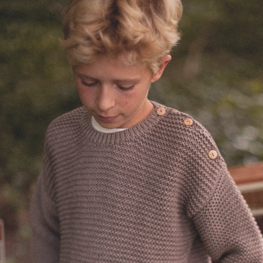 Pull Maille | Taupe-Apaches Collections-Super Châtaigne-outlet : Product type