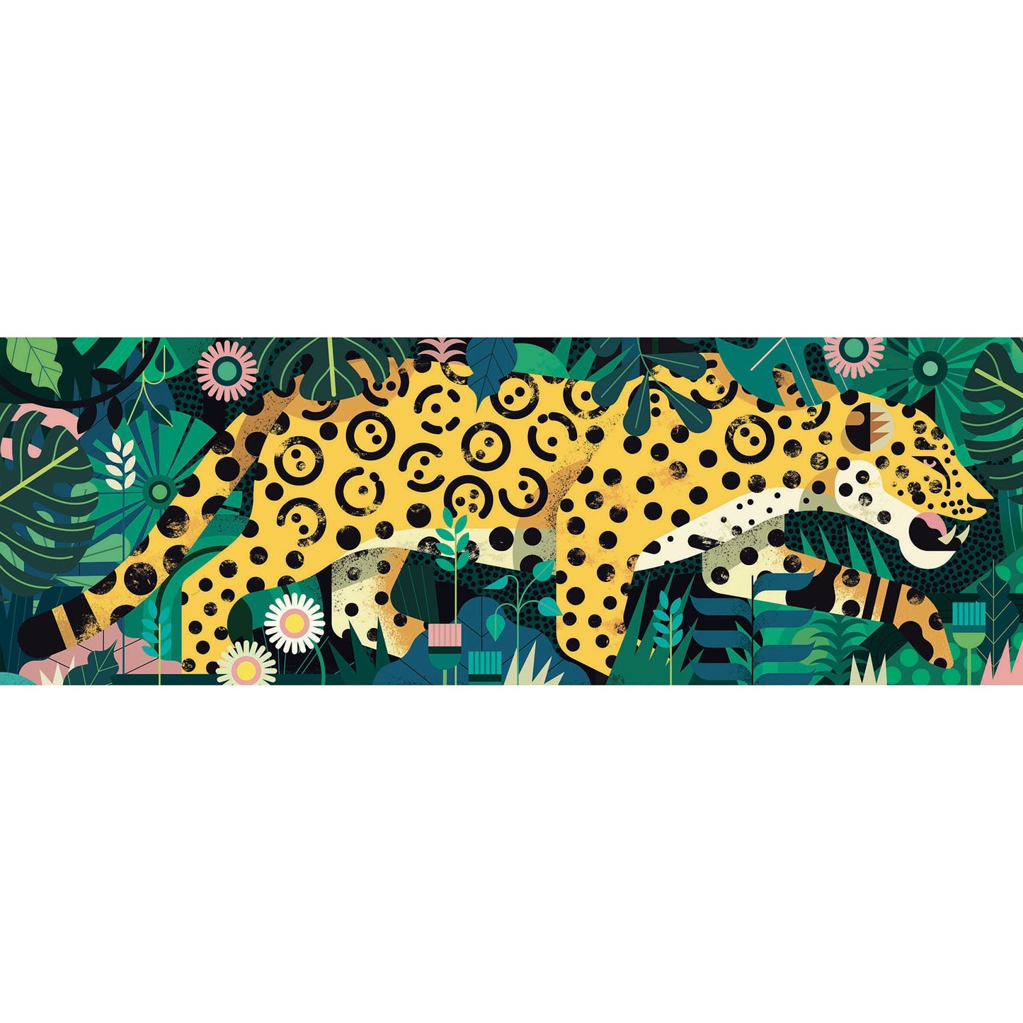 Puzzle 1000 pièces | Léopard-Djeco-Super Châtaigne-Puzzle : Product type