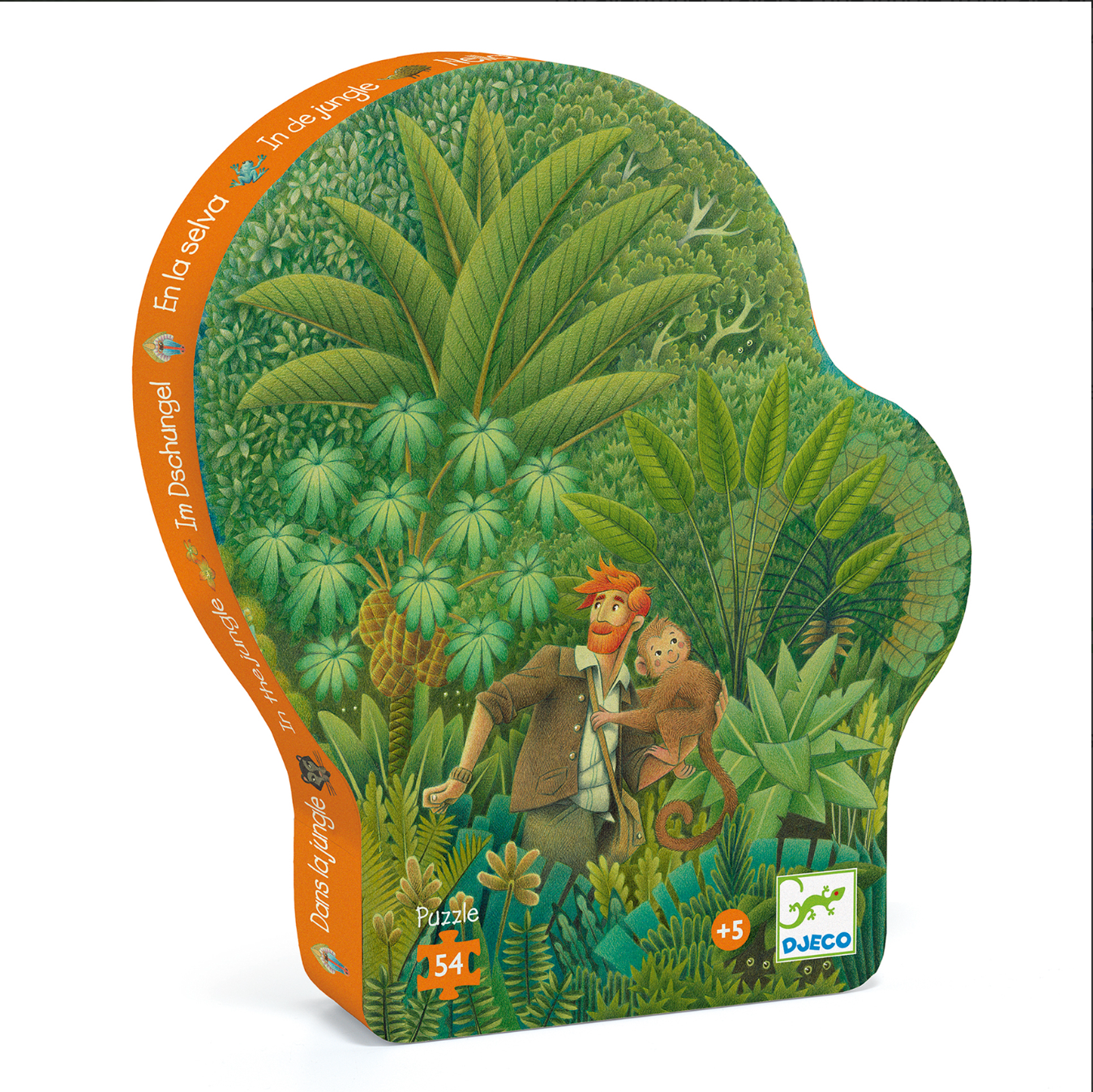 Puzzle 54 pièces - Dans la jungle-Djeco-Super Châtaigne-Puzzle : Product type