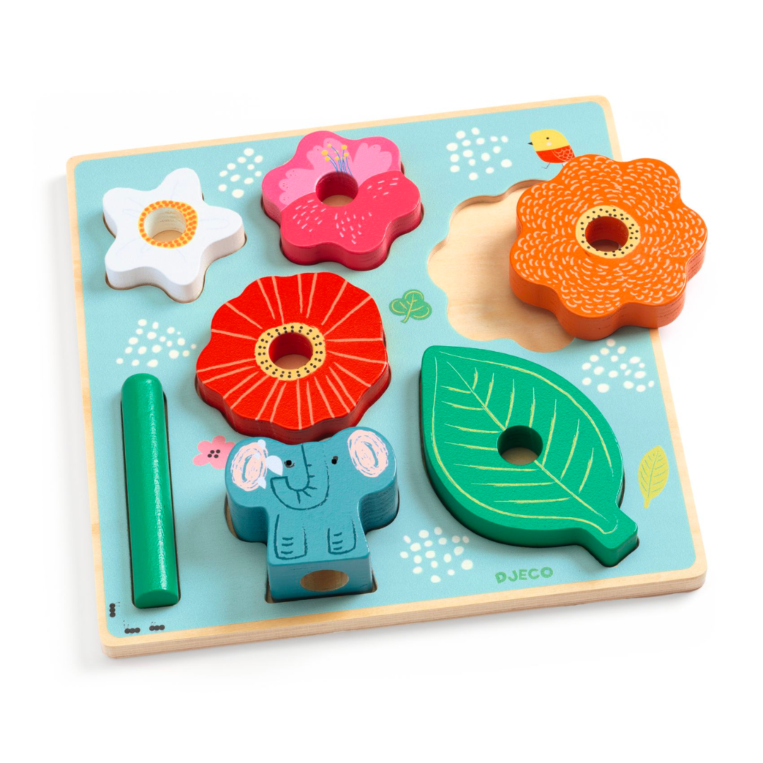 Puzzle à assembler | Puzz & Stack-Djeco-Super Châtaigne-Puzzle : Product type