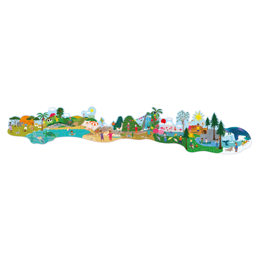 Puzzle à construire avec figurines - Un monde-Floss & Rock-Super Châtaigne-Puzzle : Product type