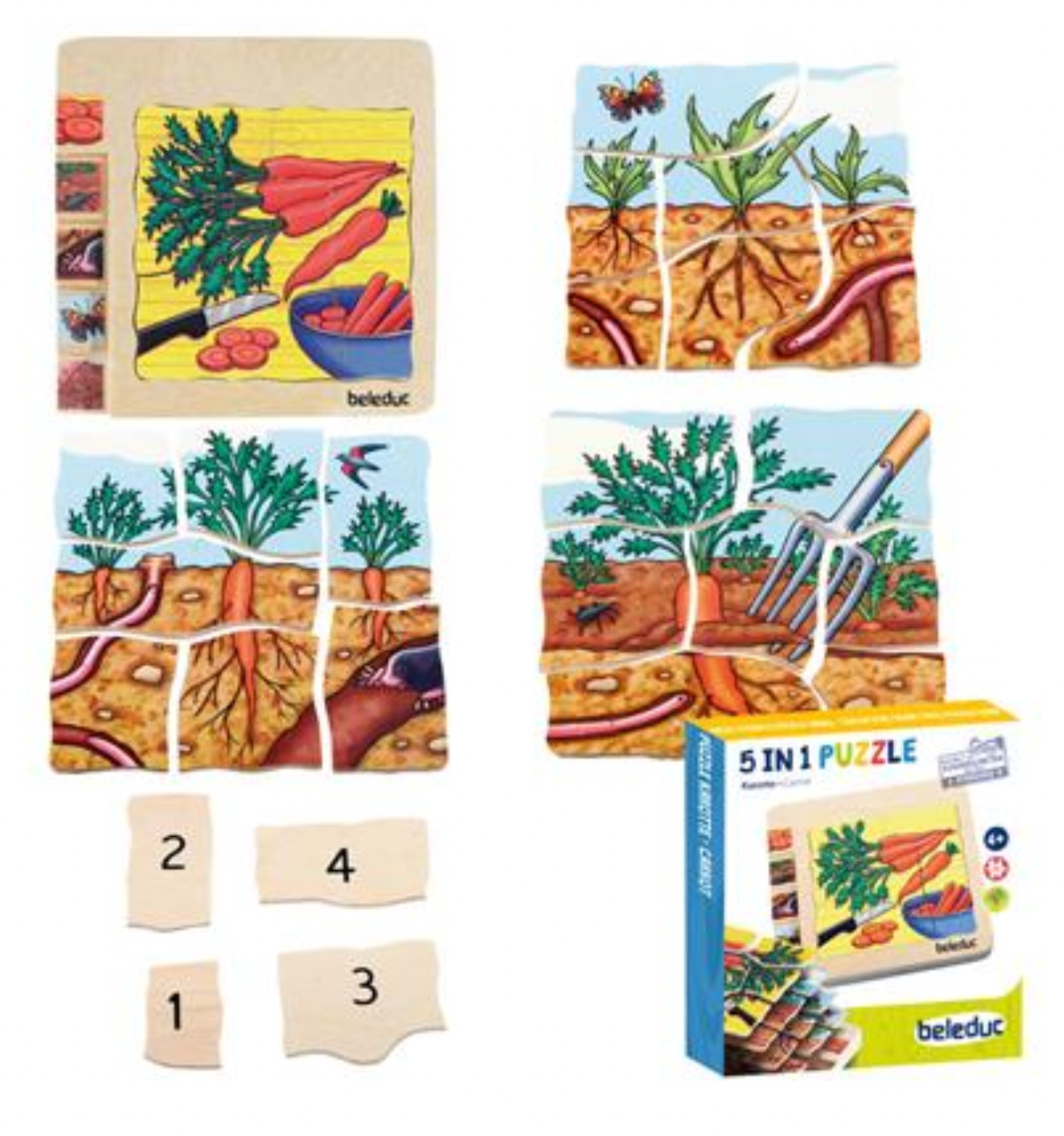 Puzzle - Carottes-Beleduc-Super Châtaigne-Puzzle : Product type