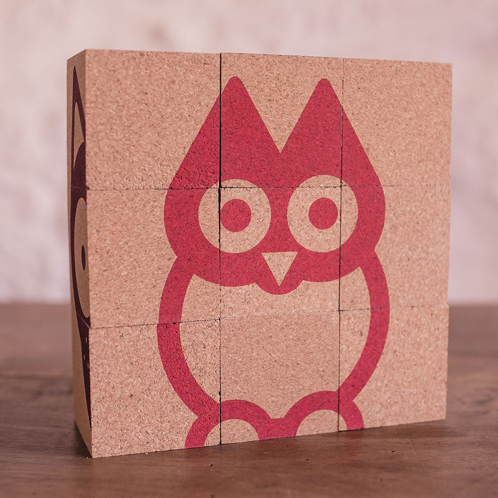 Puzzle cubes en liège-Elou-Super Châtaigne-Puzzle : Product type